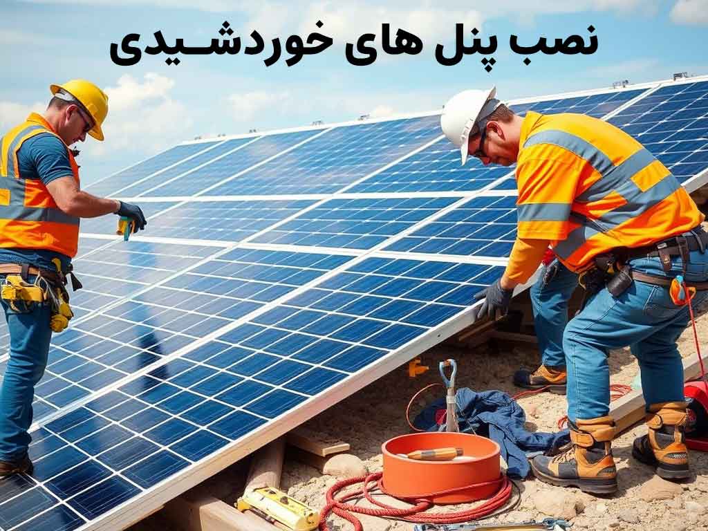 دوره نصب پنل های خورشیدی